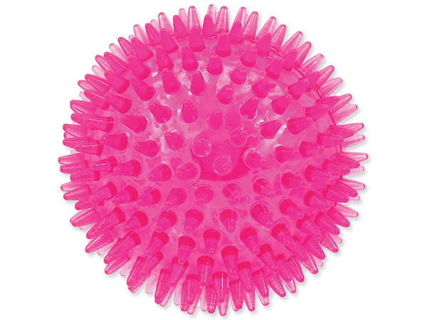 Игрушка для собак мяч светящийся розовый 5 см Dog Fantasy от зоомагазина Дино Зоо