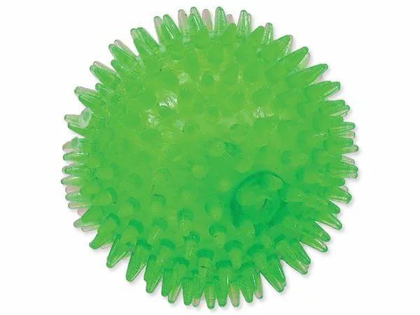Игрушка для собак резиновая мяч светящийся зеленый 5 см Dog Fantasy от зоомагазина Дино Зоо