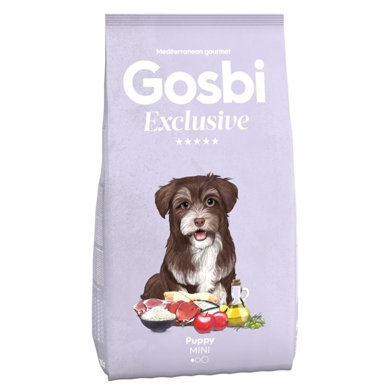 GOSBI EXCLUSIVE PUPPY MINI Корм сухой для щенков мелких пород от зоомагазина Дино Зоо