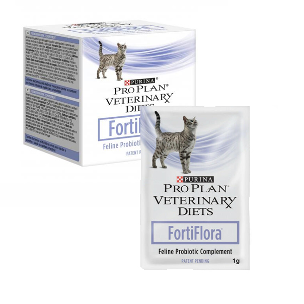 Vet Diet FortiFlora пробиотическая добавка для кошек 1 гр, Purina Pro Plan 1шт. от зоомагазина Дино Зоо