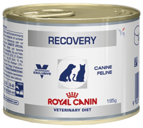 Recovery консервы для собак и кошек в период анорексии и выздоровления, Royal Canin от зоомагазина Дино Зоо