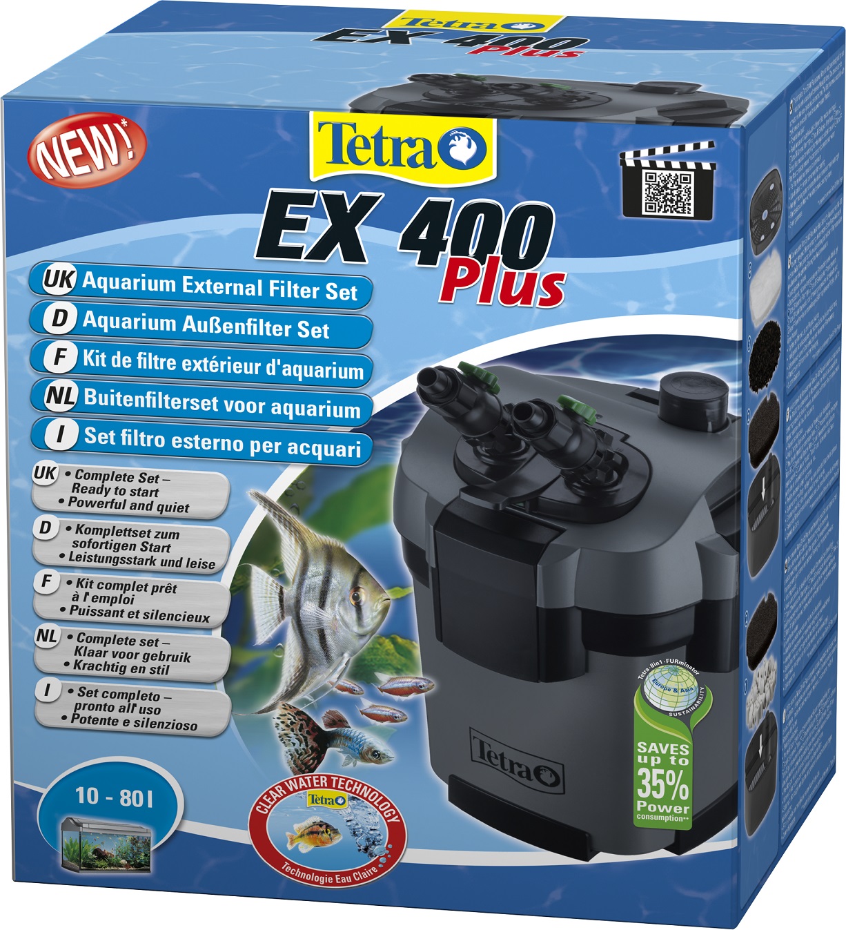 Фильтр внешний Tetra EX400 plus до 80л