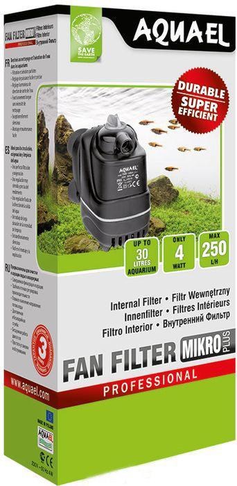 Фильтр внутренний FAN- micro+ 250л/ч до 30л (03067), AquaEl