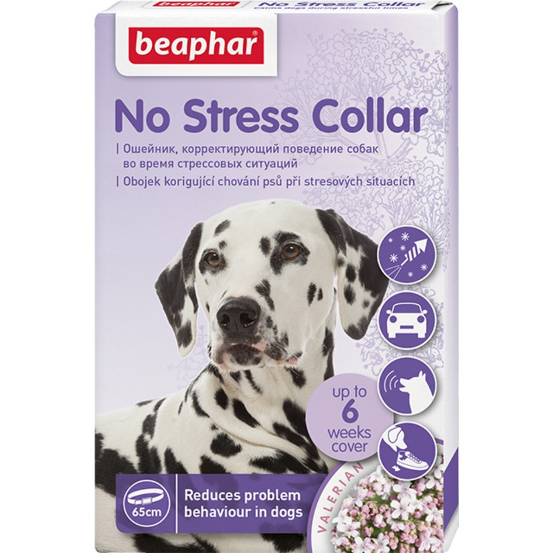 Beaphar Ошейник No Stress Collar для собак, 65 см