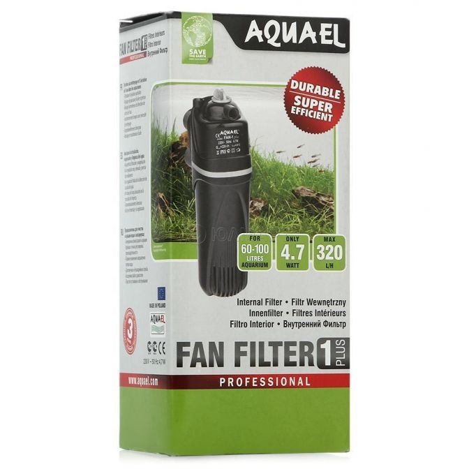Фильтр внутренний AQUAEL FAN-1 plus 320л/ч до 100л от зоомагазина Дино Зоо