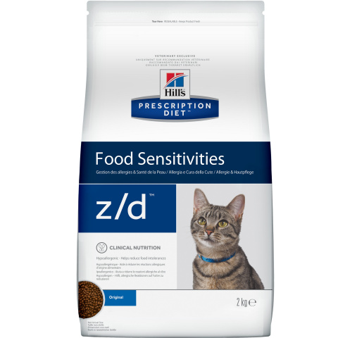 Корм Диета сухой для кошек Z/D лечение острых пищевых аллергий, Hill's от зоомагазина Дино Зоо