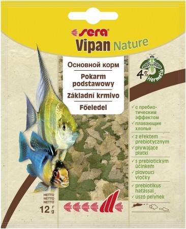 Sera Vipan Корм для рыб основной в хлопьях, 12 г. (пакетик)