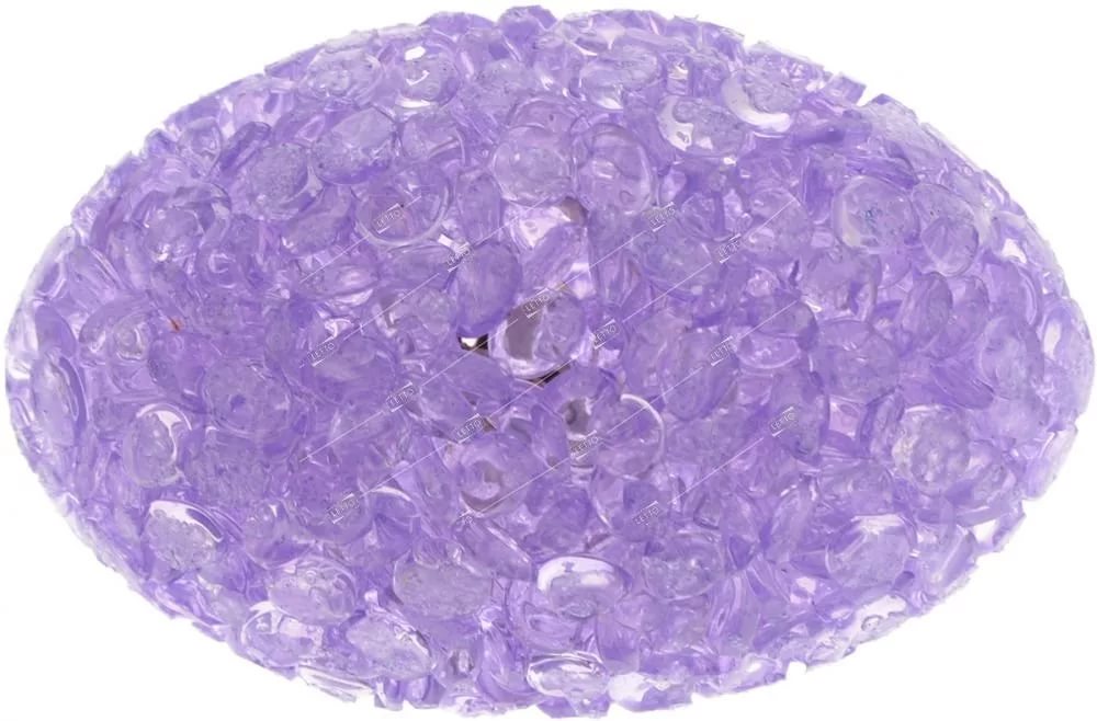 Мячик блестящий регби 5,5 см фиолетовый, Каскад