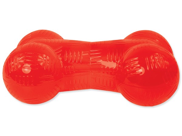 Игрушка для собак кость красная 16,5см, Dog Fantasy от зоомагазина Дино Зоо