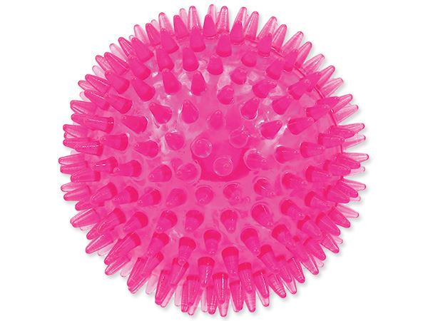 Игрушка для собак резиновая мяч розовый 10 см, Dog Fantasy от зоомагазина Дино Зоо