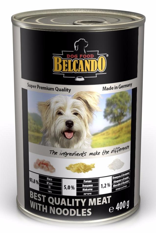 Super Premium консервы для собак, отборное мясо с лапшой, Belcando от зоомагазина Дино Зоо