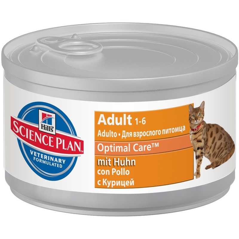 Science Plan Optimal Care влажный для кошек Курица, Hill's от зоомагазина Дино Зоо