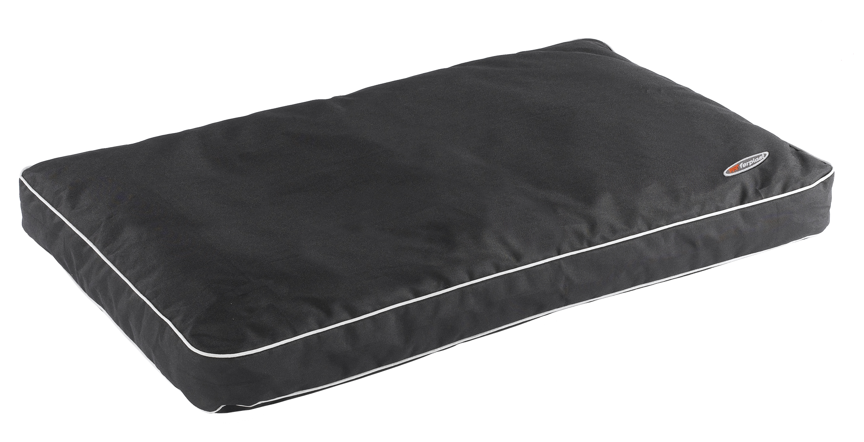 Подушка-лежак для животных POLO 95 черная, со съемным непромокаемым чехлом (нейлон) 60х95х8 см, Ferplast