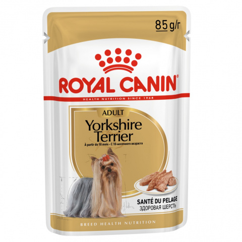 Yorkshire Terrier Adult влажный корм для собак породы йоркширский терьер с 10 месяцев (паштет), Royal Canin от зоомагазина Дино Зоо