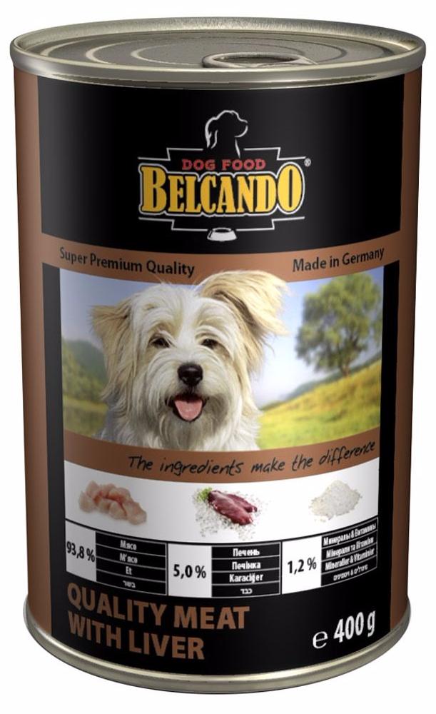 Super Premium консервы для собак, отборное мясо с печенью, Belcando от зоомагазина Дино Зоо