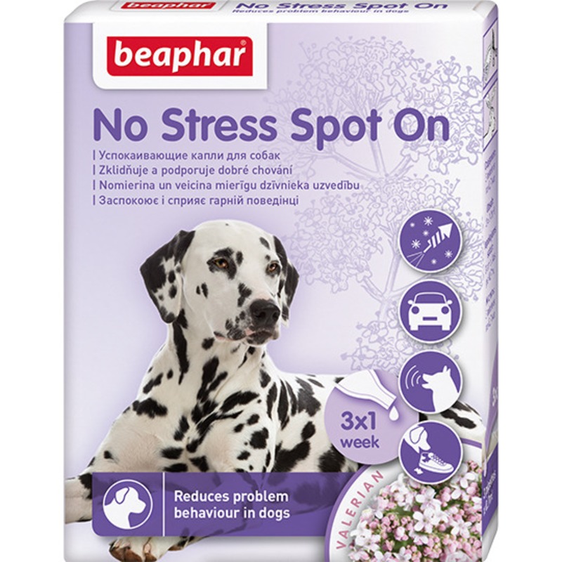 Beaphar Успокаивающие капли No Stress Spot On для собак от зоомагазина Дино Зоо
