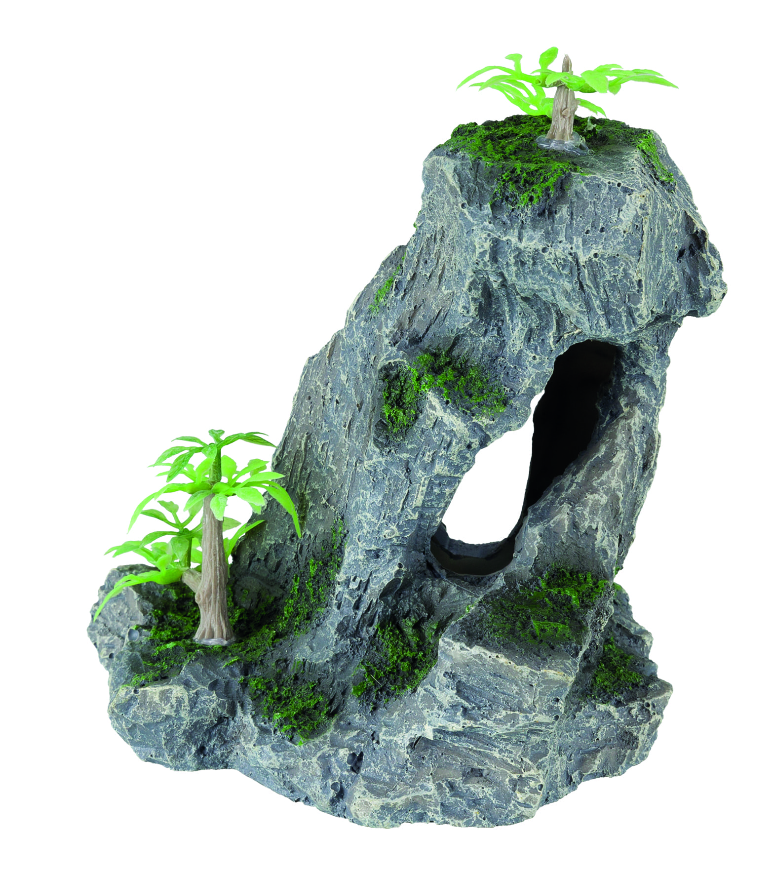 Грот "Скала с растениями" 14см Trixie от зоомагазина Дино Зоо