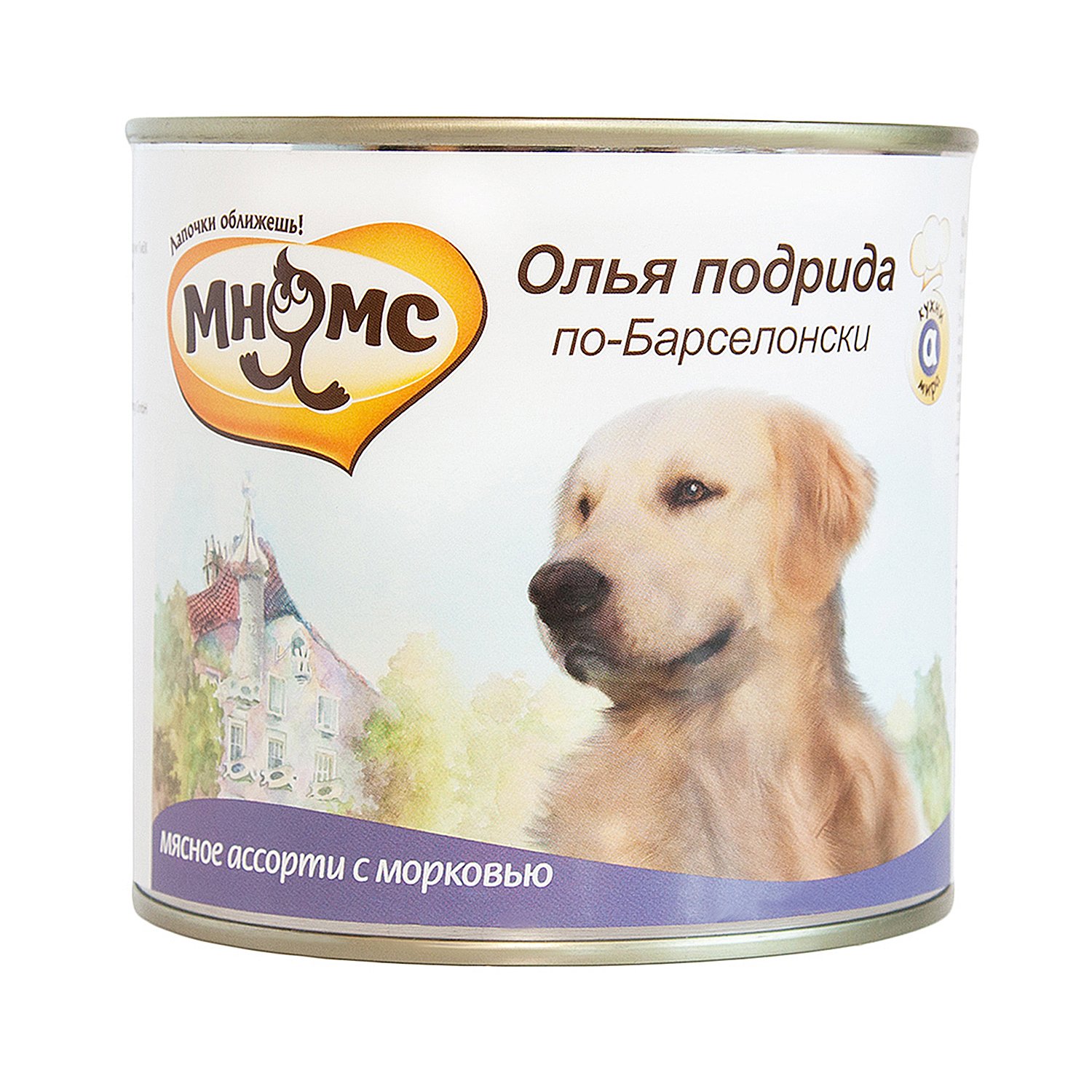 Мнямс консервы для собак: мясное ассорти с морковью "Олья подрида по-барселонски"