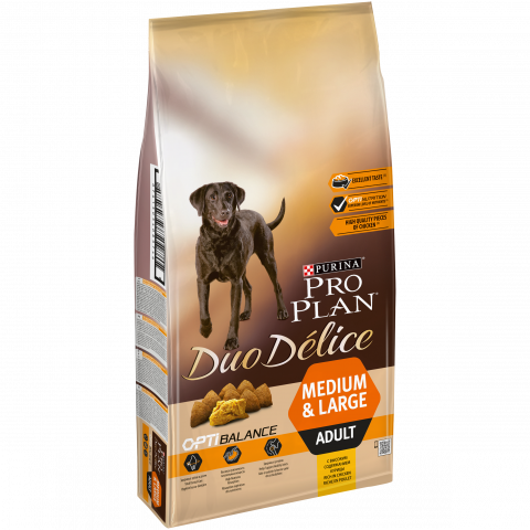 Purina Pro Plan  DuoDelice Корм для взрослых собак Курица и рис от зоомагазина Дино Зоо
