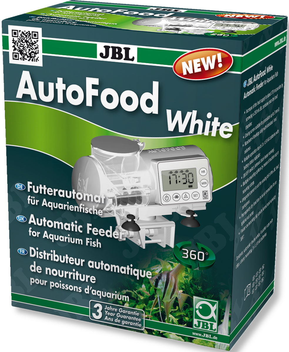 JBL AutoFood WHITE - автоматическая кормушка для аквариумных рыб, белая от зоомагазина Дино Зоо