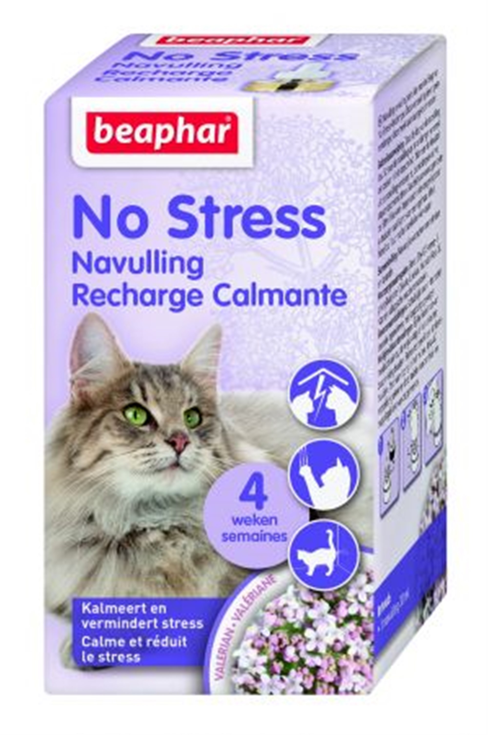 Beaphar No Stress сменный блок диффузора для кошек 30 мл от зоомагазина Дино Зоо