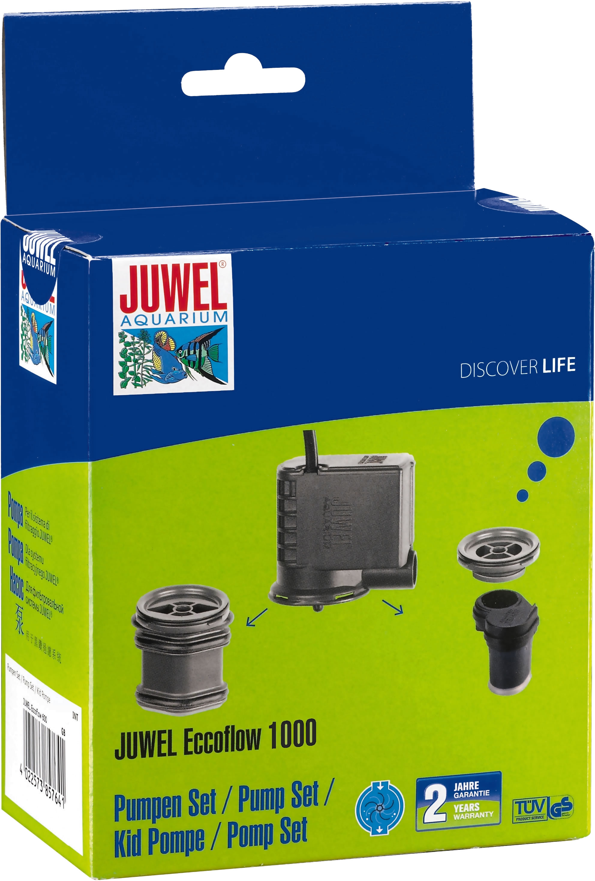Помпа Juwel Eccoflow 1000 для Rio180/240/300/400, Vision180/260/450, Trigon190/350, Lido200 (85756)