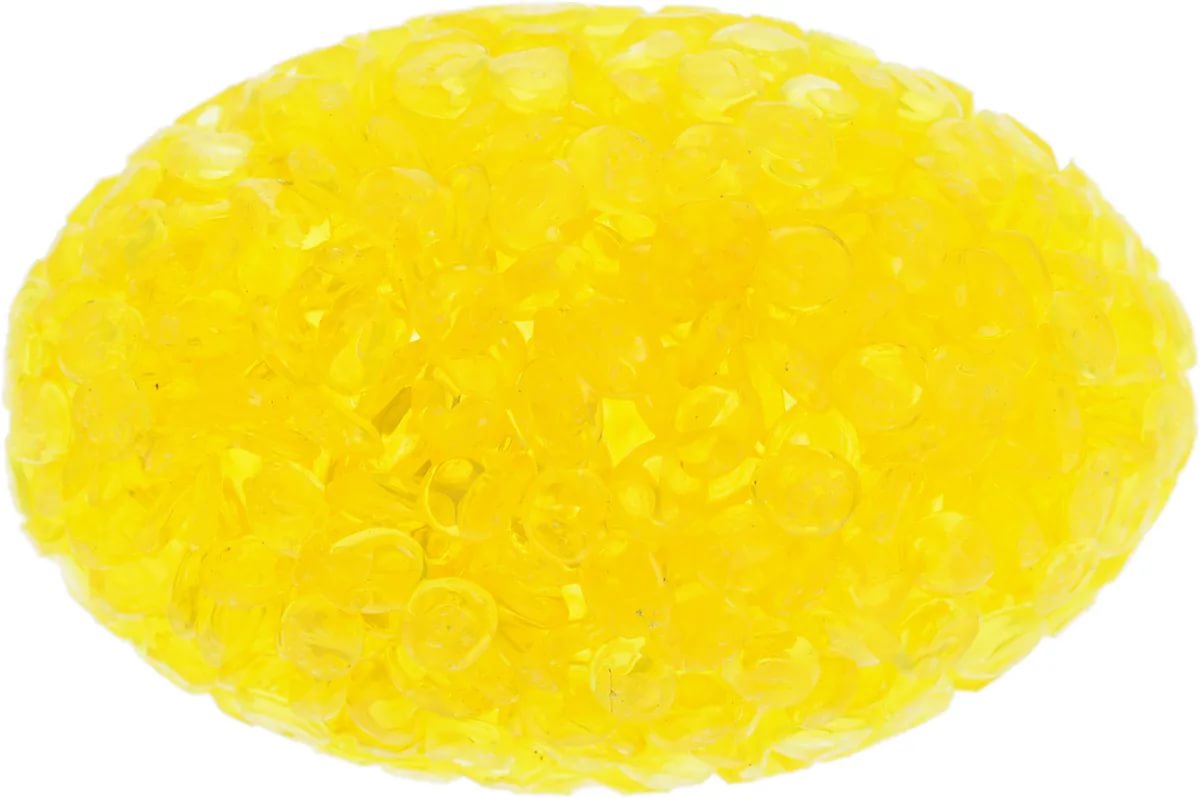Мячик блестящий регби 5,5 см желтый, Каскад от зоомагазина Дино Зоо