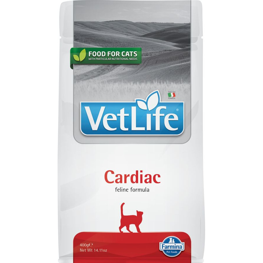 Farmina Vet Life Cat Cardiac Корм сух. для кошек при заболеваниях сердца от зоомагазина Дино Зоо