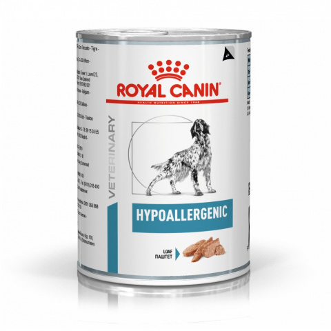 Hypoallergenic консервы для собак с пищевой аллергией или непереносимостью, Royal Canin