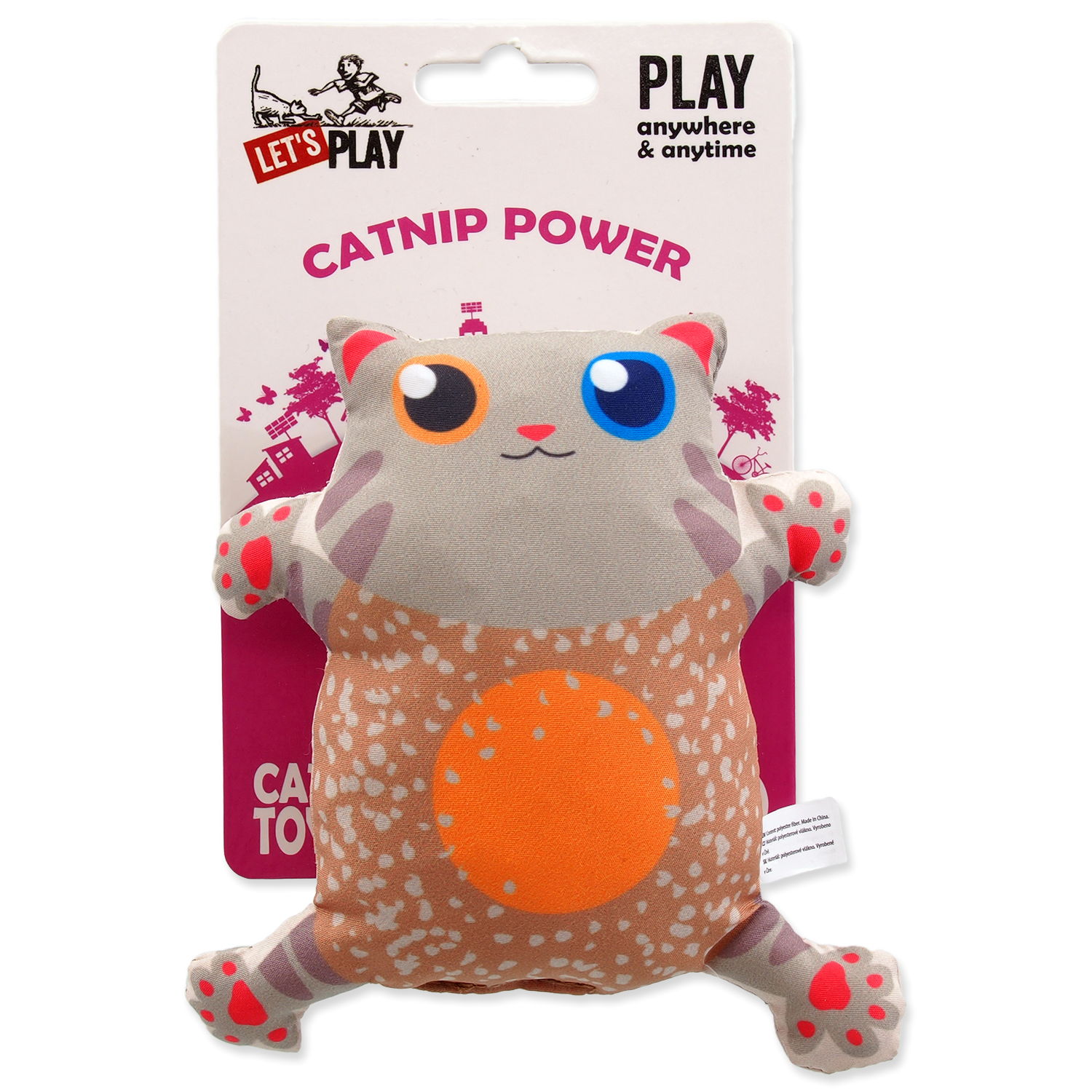 Игрушка мягкая в виде кошки модель 1 Cat Toy от зоомагазина Дино Зоо