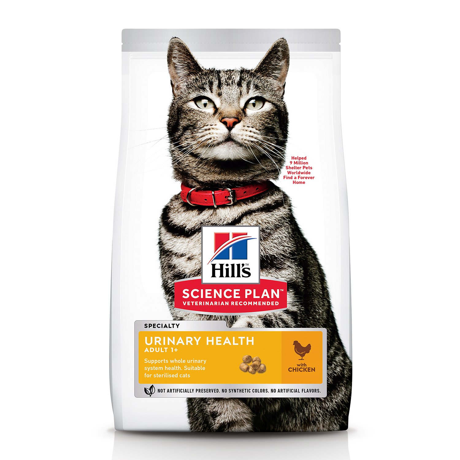 Science Plan Urinary сухой для стерилизованных кошек и кастрированных котов Курица, Hill's