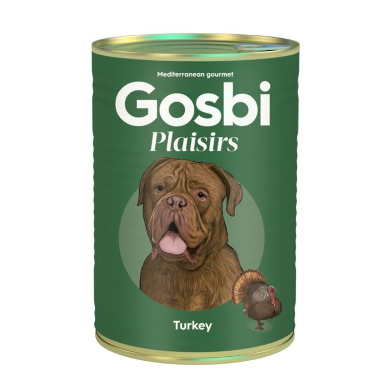 GOSBI PLAISIRS Корм влажный для собак ИНДЕЙКА