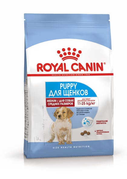 Royal Canin 3кг. Корм сухой для щенков Медиум Паппи