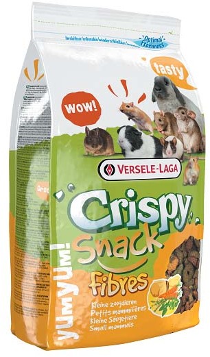 VERSELE-LAGA дополнительный корм для грызунов с клетчаткой Crispy Snack Fibres 650 г
