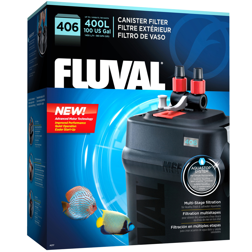Фильтр внешний FLUVAL 406 1450л/ч до 400л от зоомагазина Дино Зоо