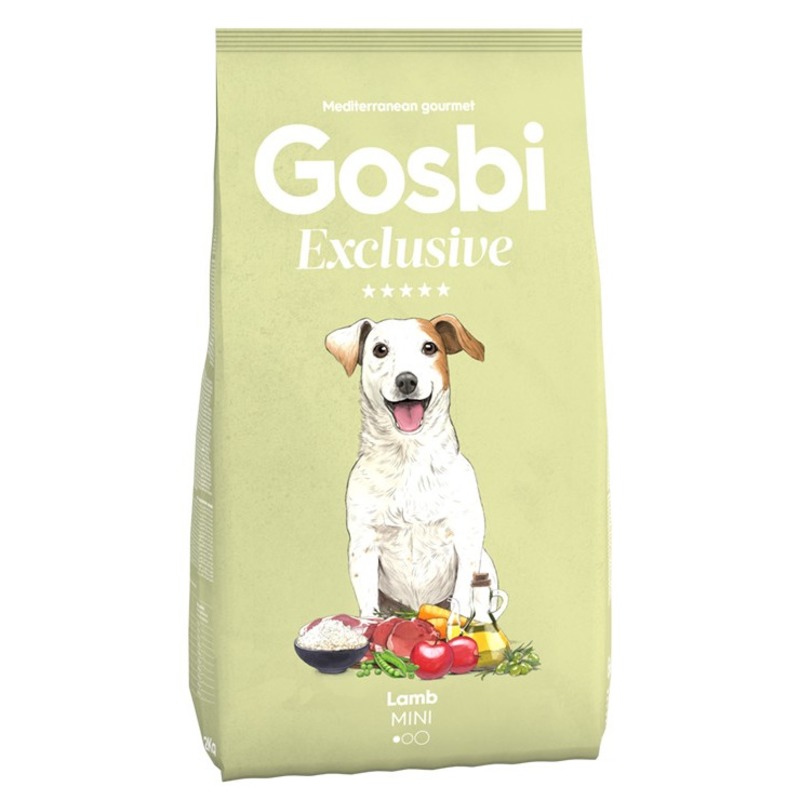 GOSBI EXCLUSIVE LAMB MINI Корм сухой для собак мелких пород Ягненок от зоомагазина Дино Зоо