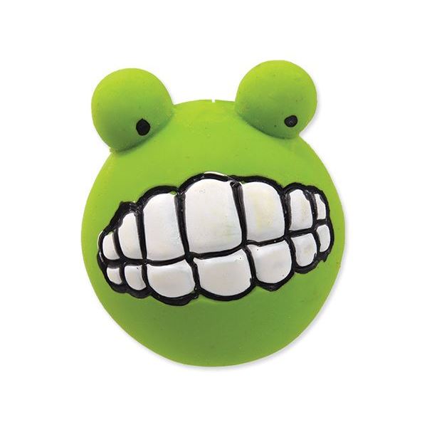 Игрушка для собак латексная мяч зубы зеленый 6 см Dog Fantasy