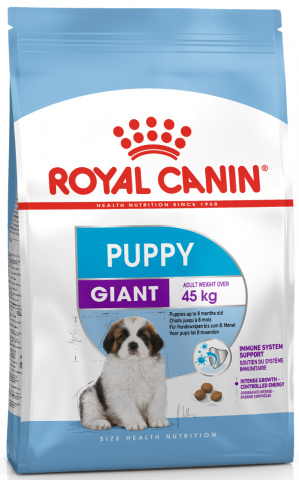 Giant Puppy 34 корм для щенков гигантских пород с 2 до 8 месяцев, Royal Canin от зоомагазина Дино Зоо