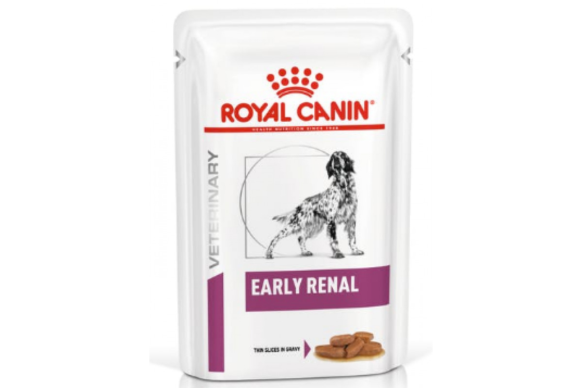 Royal Canin Early Renal пауч 85г для собак при ранней стадии почечной недостаточности мелкие кусочки в соусе