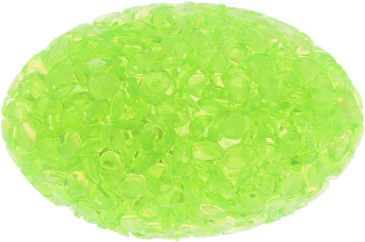 Мячик блестящий регби 5,5 см салатовый, Каскад от зоомагазина Дино Зоо