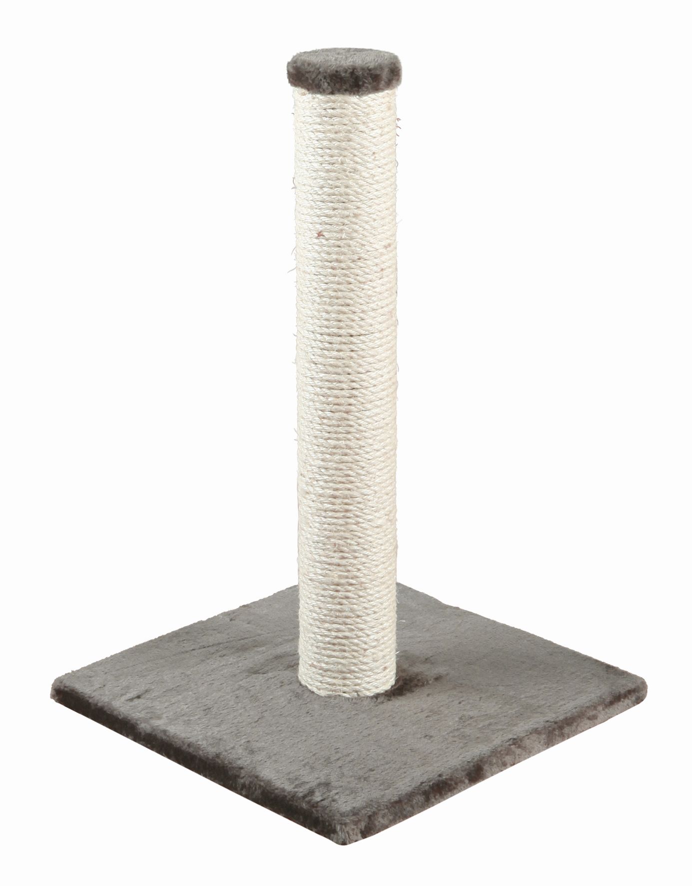 Столбик-когтеточка на подставке Parla, серый, сизаль+плюш, Trixie от зоомагазина Дино Зоо
