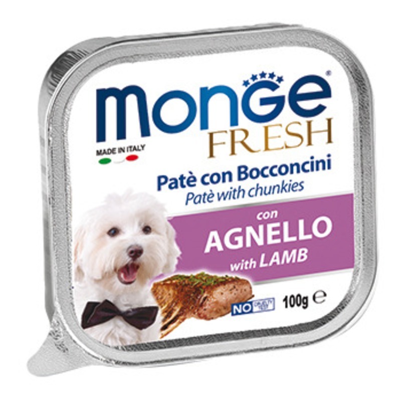 Dog Fresh консервы для собак ягненок, Monge от зоомагазина Дино Зоо