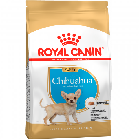 Chihuahua Junior корм для щенков породы чихуахуа до 8 месяцев Юниор, Royal Canin от зоомагазина Дино Зоо