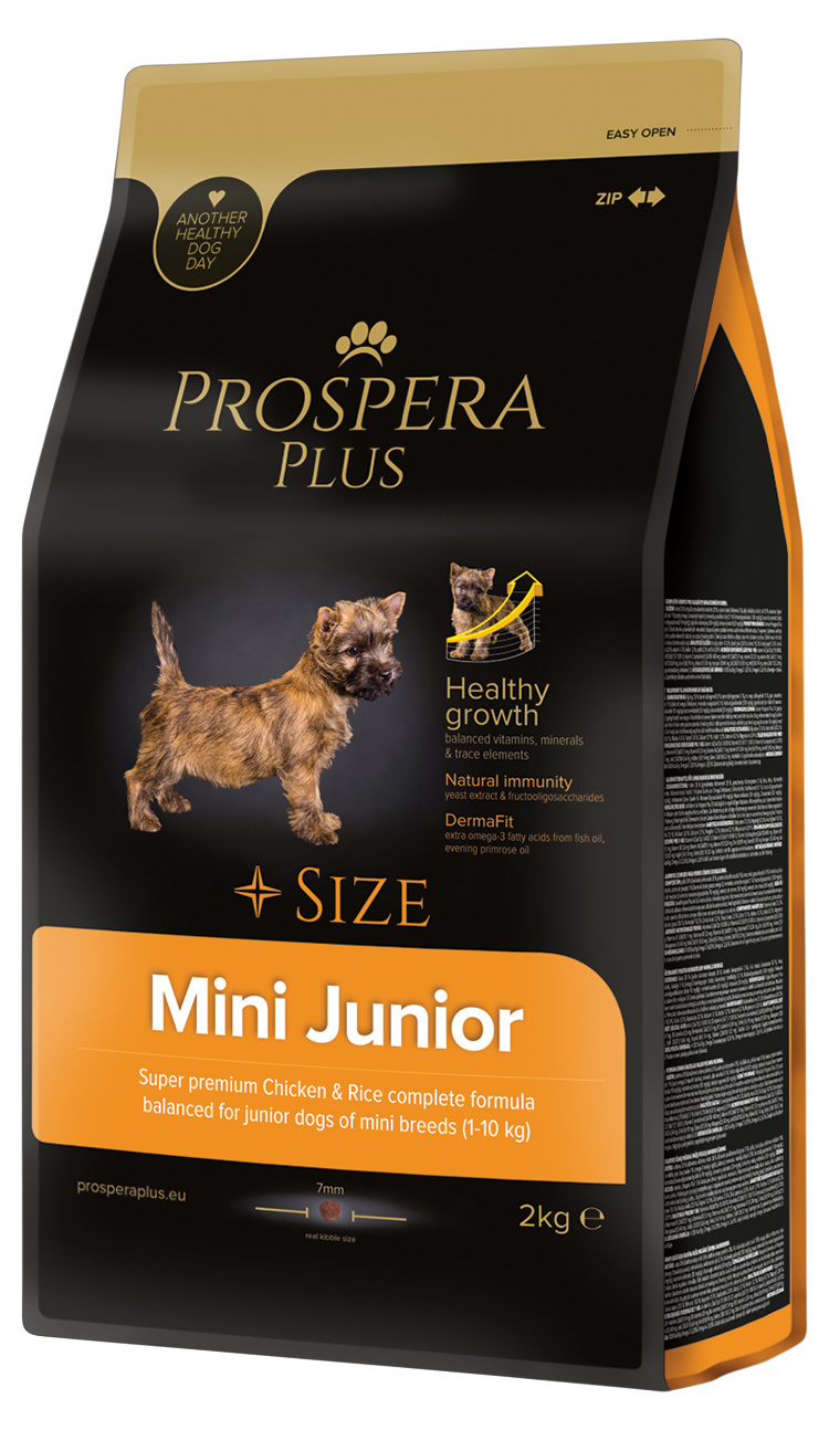 Prospera Plus корм для щенков миниатюрных пород Mini Junior (вес взрослой собаки 1 – 10 кг)