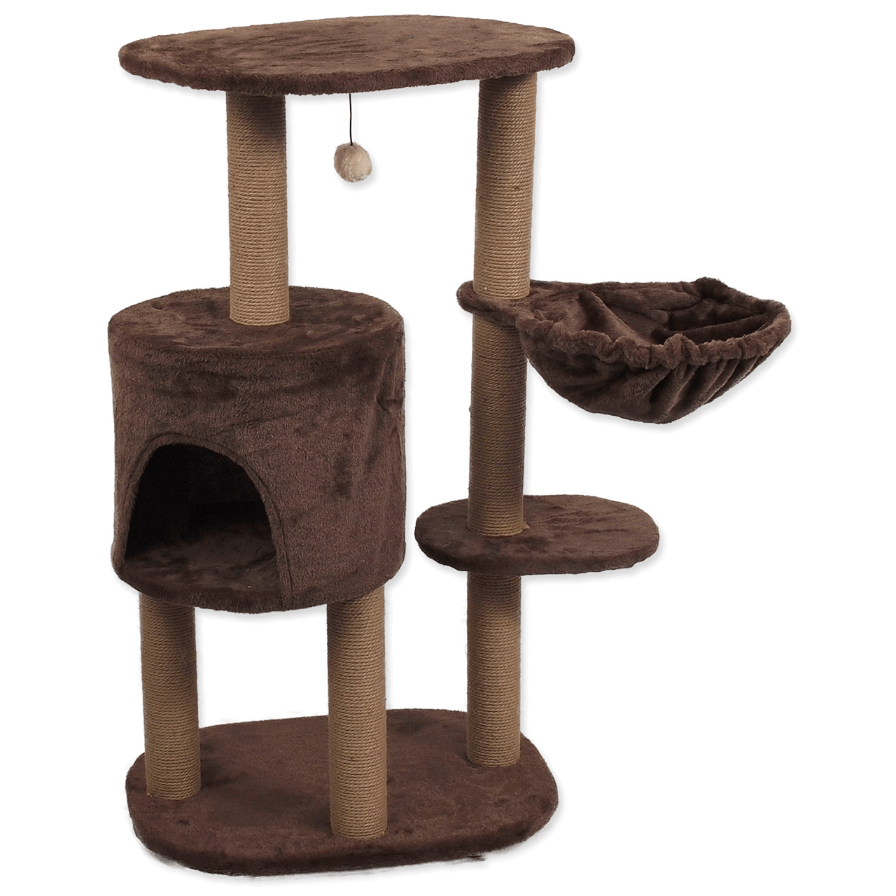 Домик для кошки Amanda 50x35x110cm коричневый, Magic Cat от зоомагазина Дино Зоо