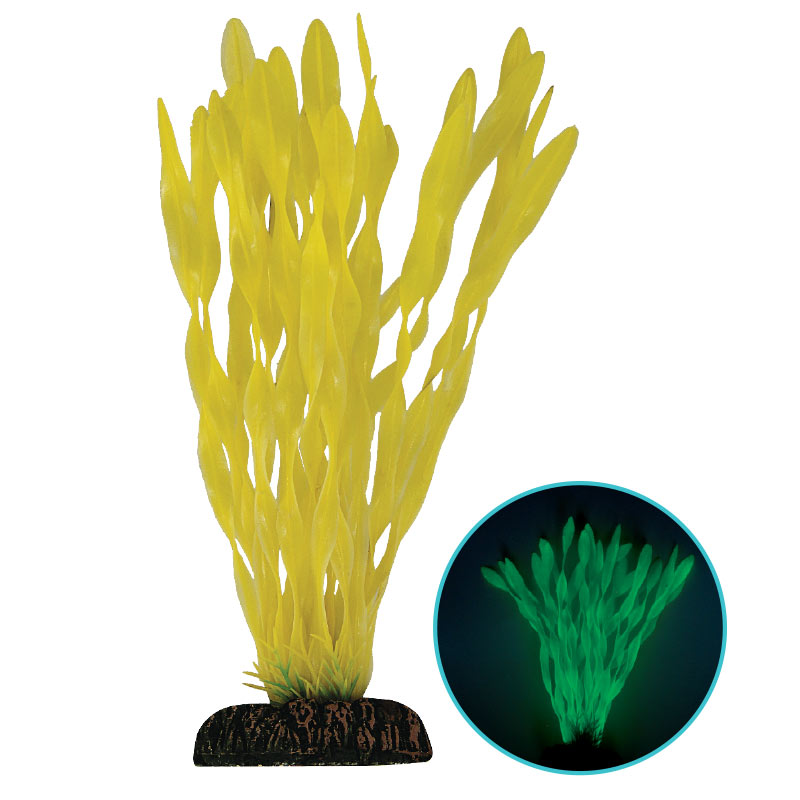 Растение 20093Y светящееся "Валлиснерия" желтая, 200мм, (блистер), Laguna от зоомагазина Дино Зоо