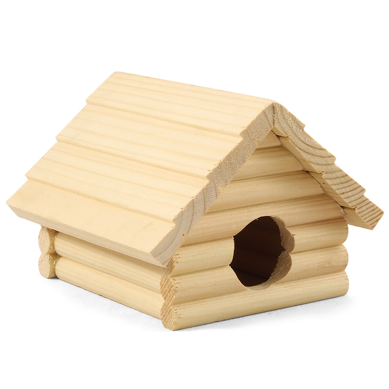 Домик для мелких животных деревянный, 135*130*95мм, Gamma от зоомагазина Дино Зоо