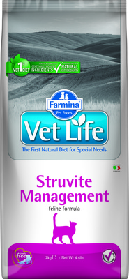 Farmina Vet Life Cat Management Struvite Корм сух. для кошек при рецидивах МКБ от зоомагазина Дино Зоо