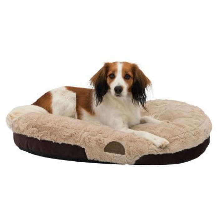 Лежак для собак Malu 60х40см, коричневый/светло-коричневый, Trixie от зоомагазина Дино Зоо