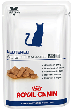 Neutered Weight Balance влажный корм для стерилизованных кошек с момента операции до 7 лет, склонных к избыточному весу, Royal Canin